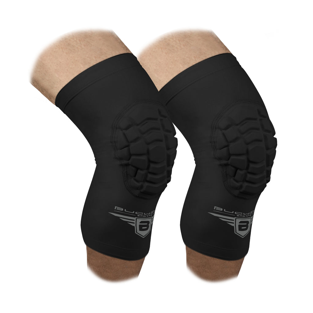 A Pair Sports Knee Pads Long Warm Compression Leggings Basketball