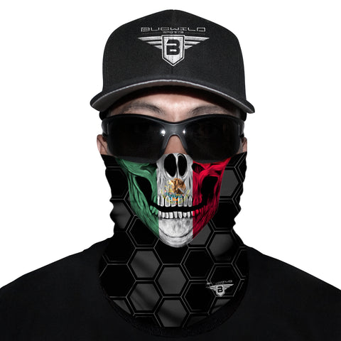 Mexico Skull Neck Gaiter Face Mask